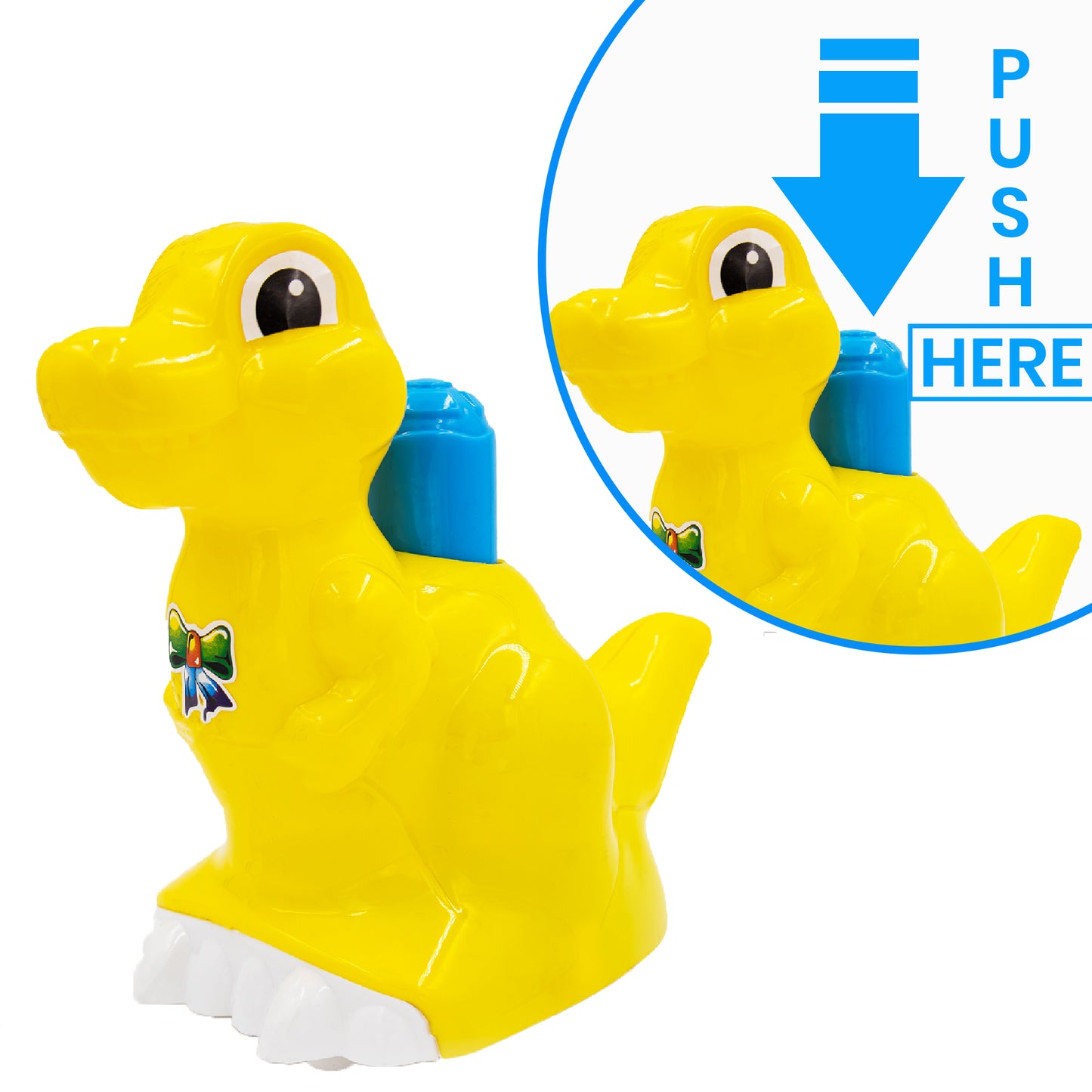 Toybharat Push N Go Dinosaur |Multicolour | Push N Go Toys | Birthday Gift for Boy and Girl Baby