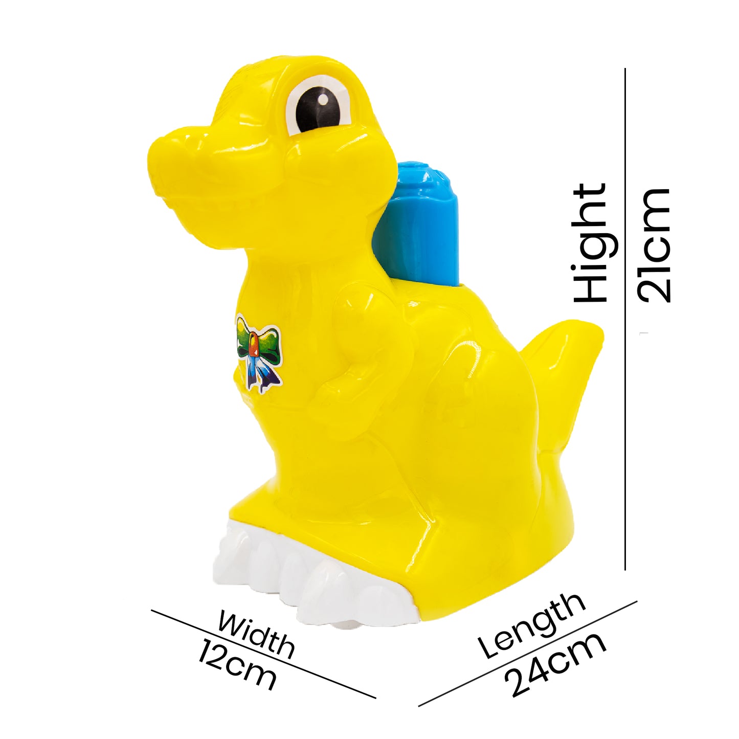 Toybharat Push N Go Dinosaur |Multicolour | Push N Go Toys | Birthday Gift for Boy and Girl Baby