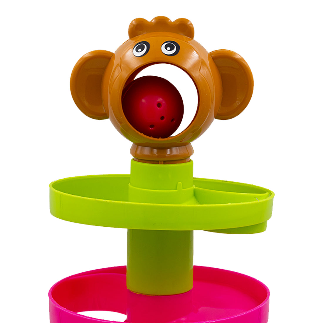 ToyBharat Rolla Ball 5 Layers Swirling Ball Ramp Roll Ball Toy for Baby Kids | Drop and Go Ball Stack and Toss Game with 3 Balls