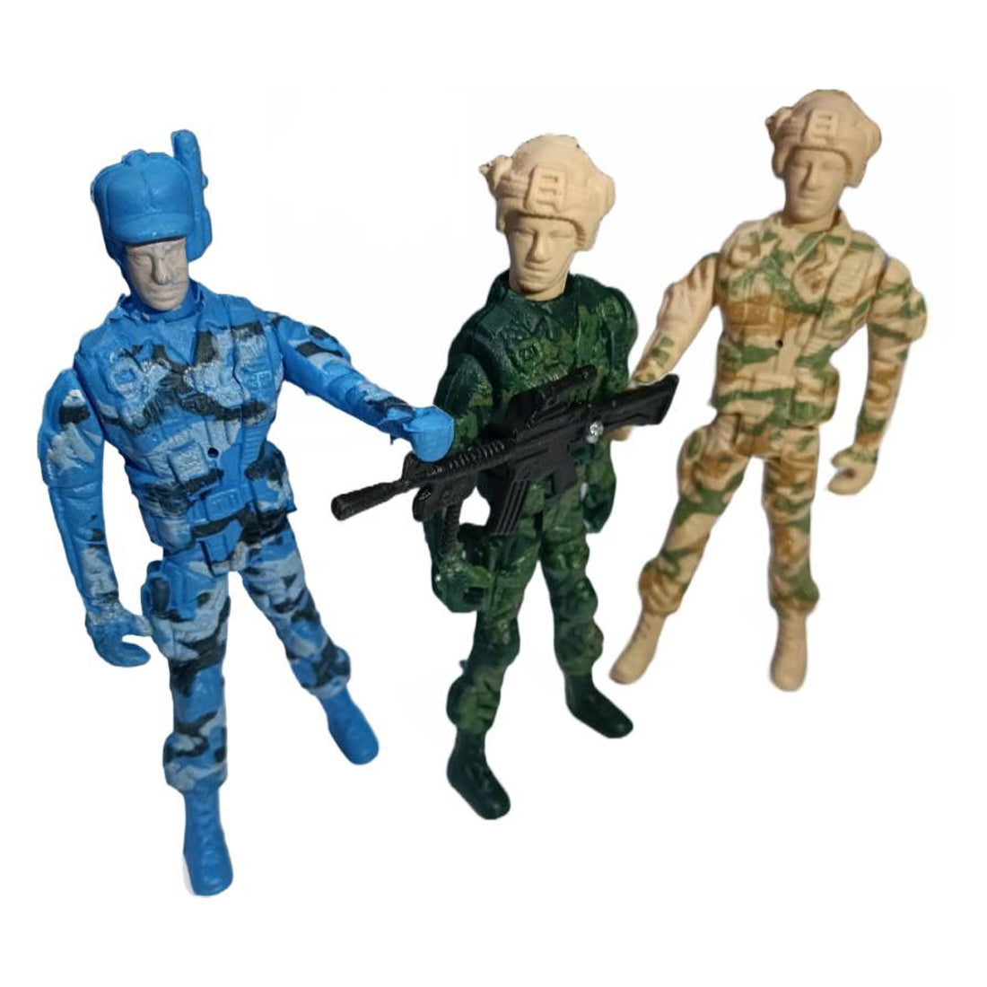 ToyBharat Soldier Set Army Toys Figure for Children| 3PCs Soldiers Set for Kids |Toy for Boys and Girls Military Action Figures Battlefield Playset Education Toys for 3+ Year Old
