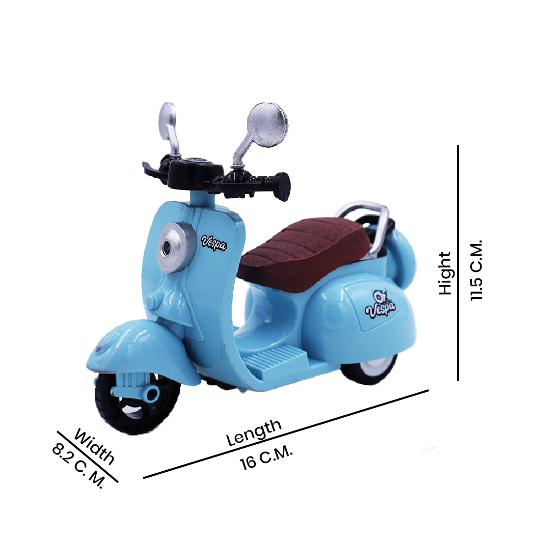 ToyBharat Light & Sound Scooter is a multicolour toy with realistic design, lights, and sounds. Made in India, it’s safe, non-toxic, and perfect for indoor and outdoor fun. Great gift for kids aged 1–6.