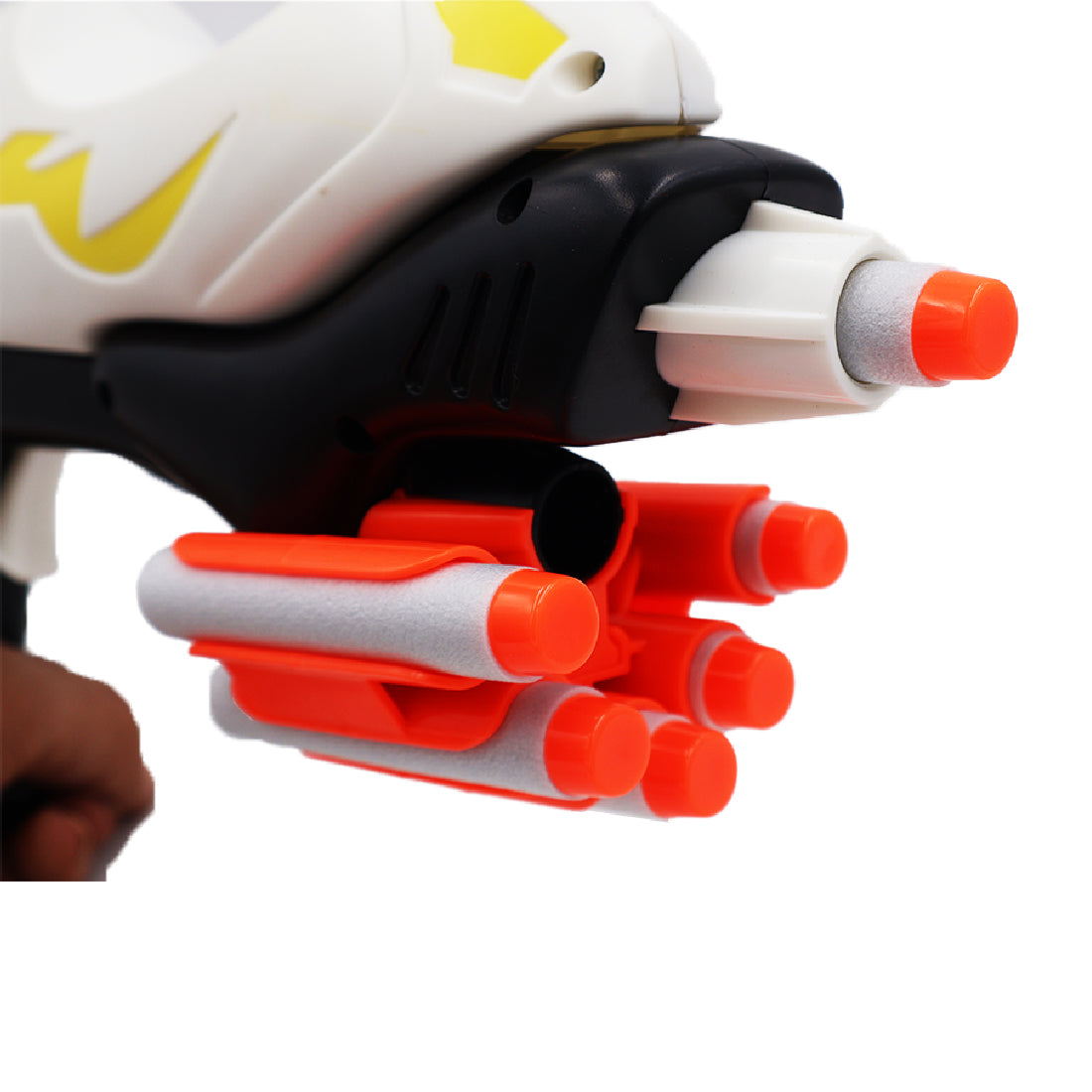 ToyBharat Super Blaster Blaze Storm Soft Bullet Gun Toy with 10 Safe Soft Foam Bullets, Fun Target Shooting Battle Fight Game for Kids Boys (SMG4), Multicolor\