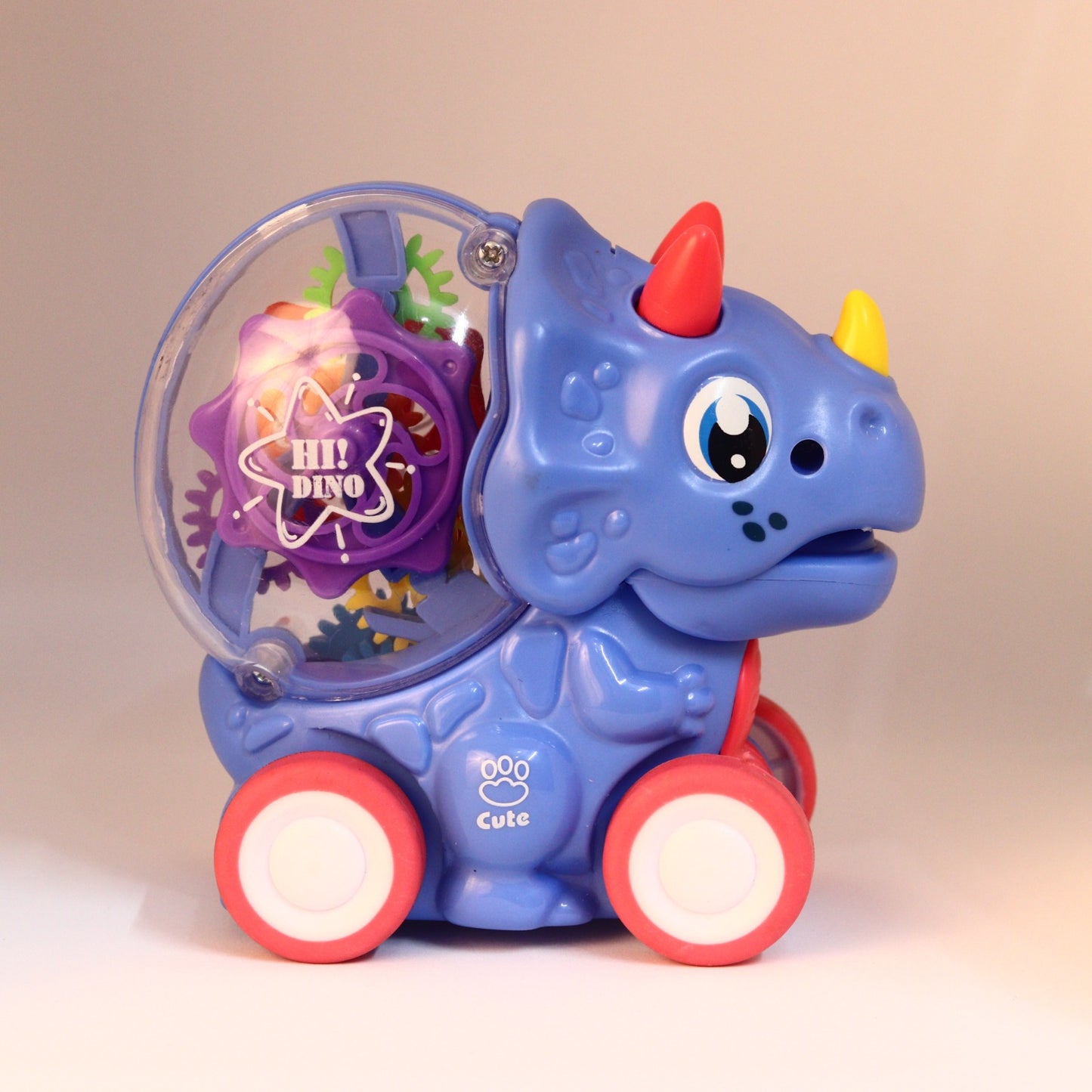 Toybharat Dinosaur Light & Gear | Multicolour | Interactive Toy | Kids Gift | Robot Toys