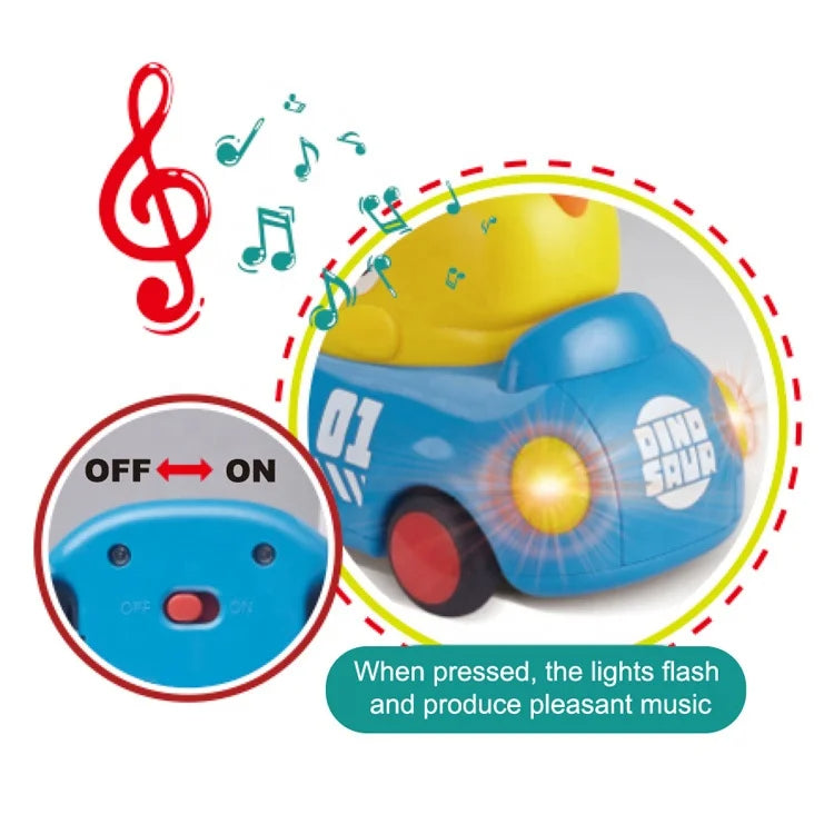 ToyBharat Light & Musical Dino is a fun, multicolour walking dinosaur toy with bright lights and music. Made in India from safe, non-toxic materials, it’s a perfect indoor-outdoor gift for kids aged 1–6 years.