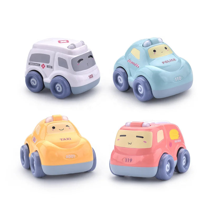 ToyBharat Light & Musical Pullback Car Toy Set includes 4 friction-powered push-and-go vehicles with fun cartoon designs, 3D lights, and music. Safe for toddlers aged 1+, it’s the perfect early learning gift.