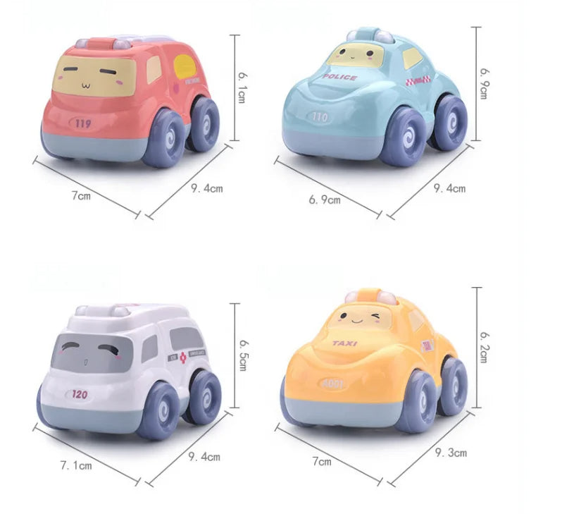 ToyBharat Light & Musical Pullback Car Toy Set includes 4 friction-powered push-and-go vehicles with fun cartoon designs, 3D lights, and music. Safe for toddlers aged 1+, it’s the perfect early learning gift.