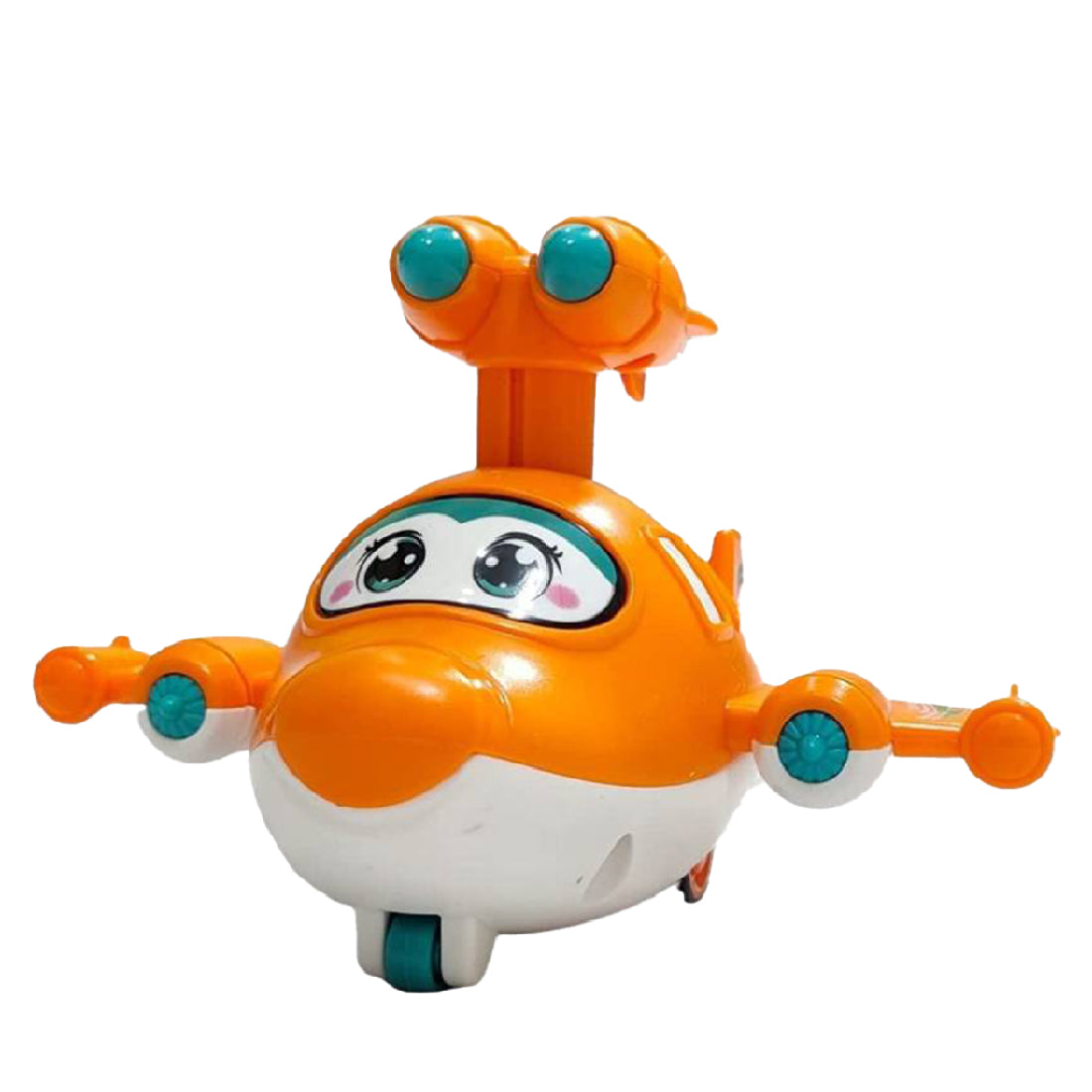 Toybharat Press N Go Aircraft |Multicolour | Travel Toys | Birthday Gift for Boy and Girl Baby|Push n Go