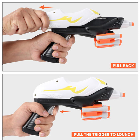 Toybharat Super Blaster Gun | Multicolour | Gun Toys | Birthday Gift for Boy and Girl Baby | Interactive Toys