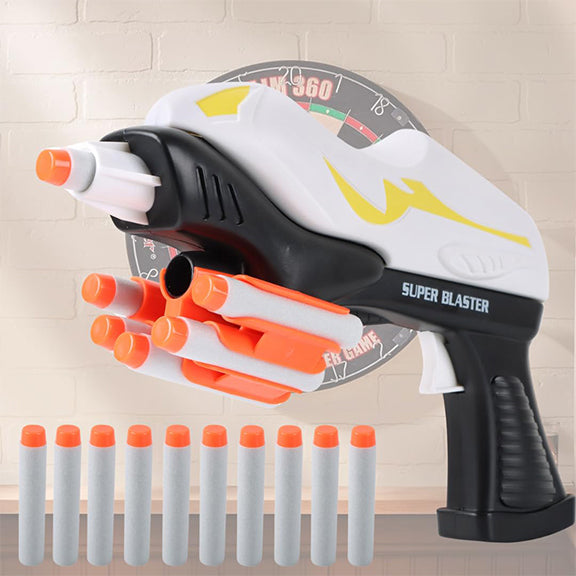 Toybharat Super Blaster Gun | Multicolour | Gun Toys | Birthday Gift for Boy and Girl Baby | Interactive Toys