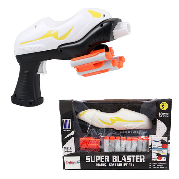 Toybharat Super Blaster Gun | Multicolour | Gun Toys | Birthday Gift for Boy and Girl Baby | Interactive Toys