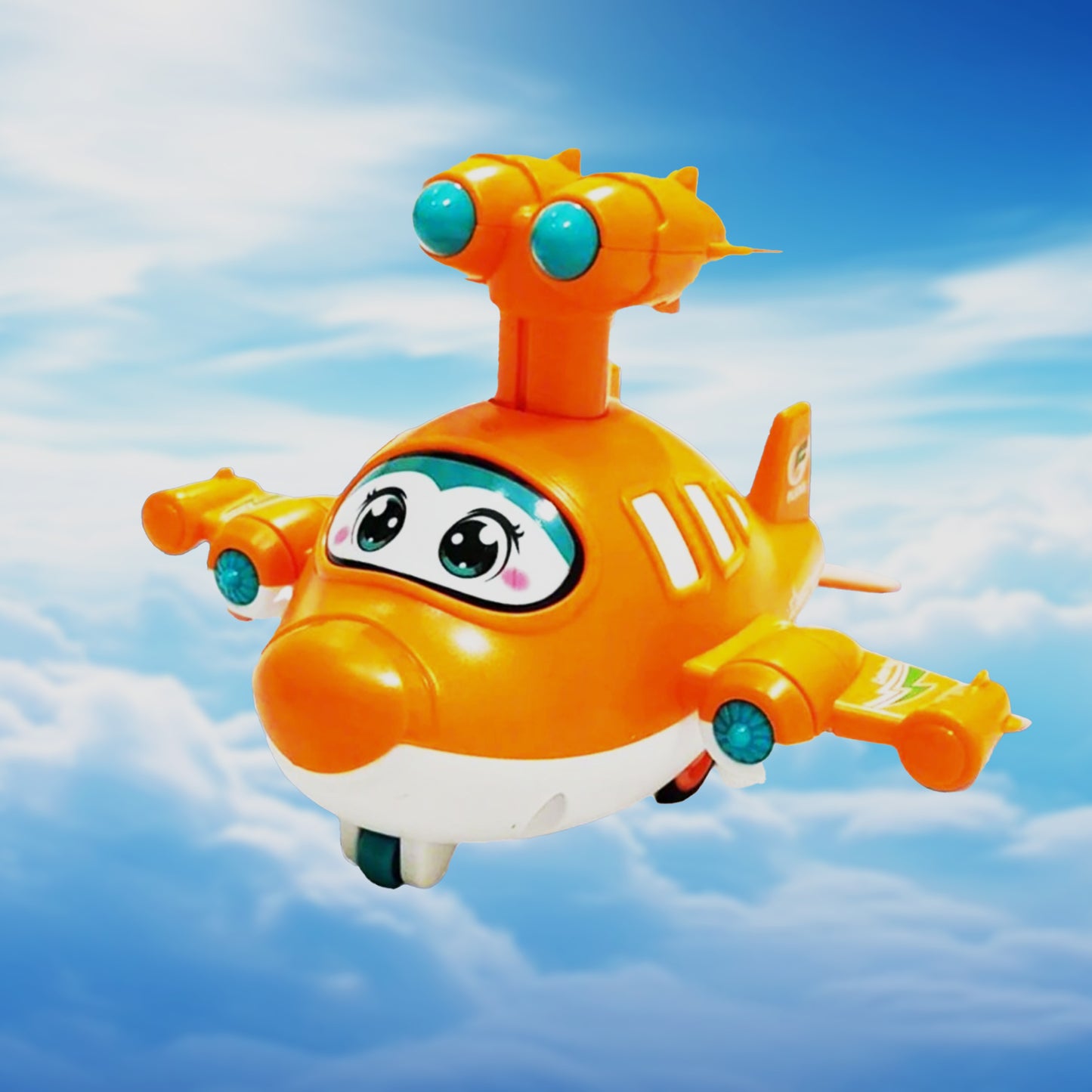 Toybharat Press N Go Aircraft |Multicolour | Travel Toys | Birthday Gift for Boy and Girl Baby|Push n Go