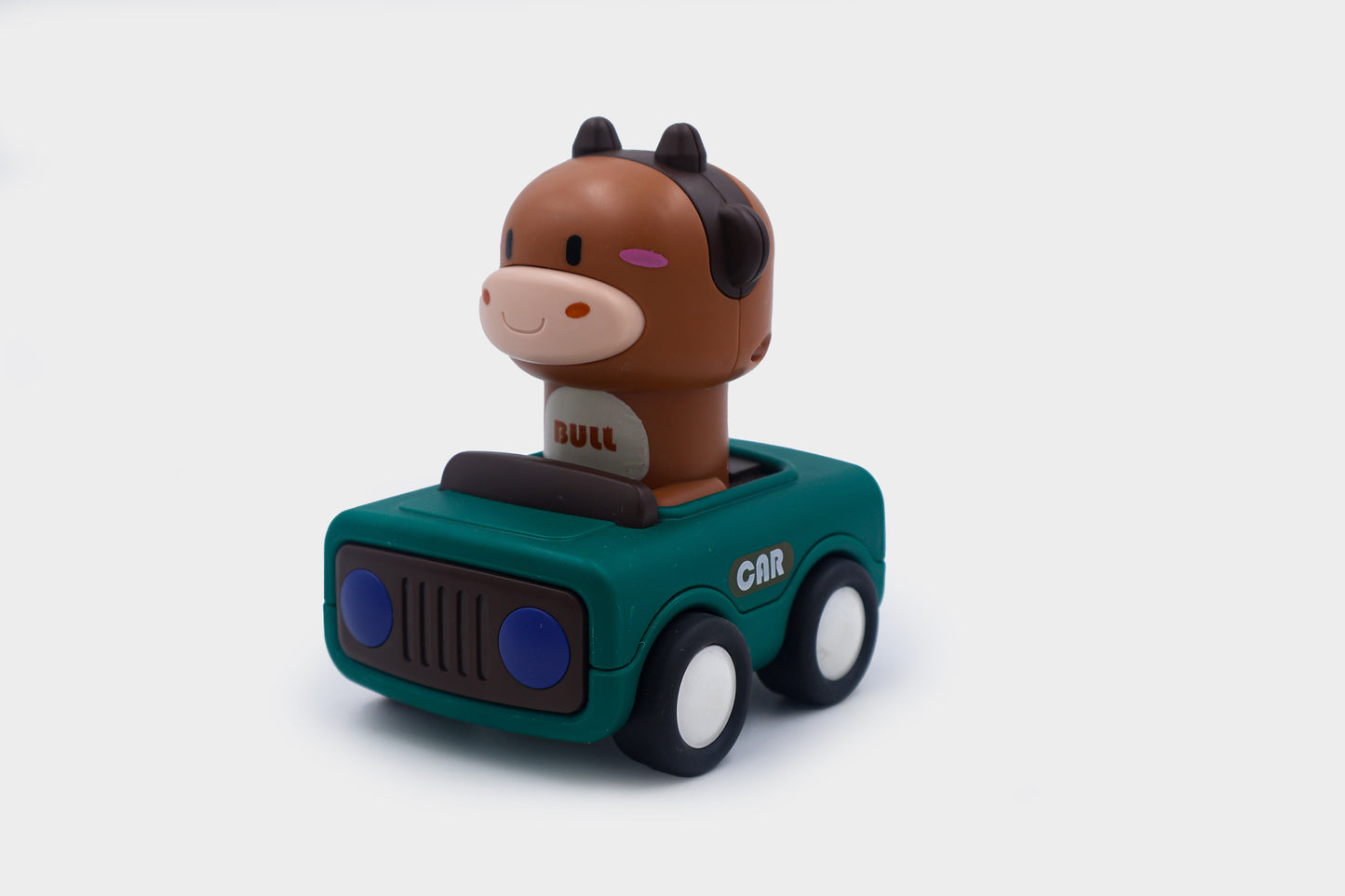ToyBharat Pressing Go Animal Car is a Multicolour Push N Go Toy with Realistic Animal Design. A Safe and Non-Toxic Kids Gift, perfect for indoor and outdoor play for boys and girls aged 1–6 years.