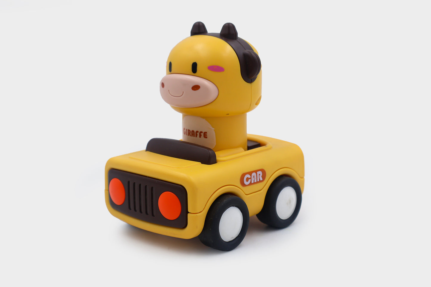 Toybharat Pressing go Animal Car 1 Pcs. | Multicolour | Push N Go Toys | Kids Gift