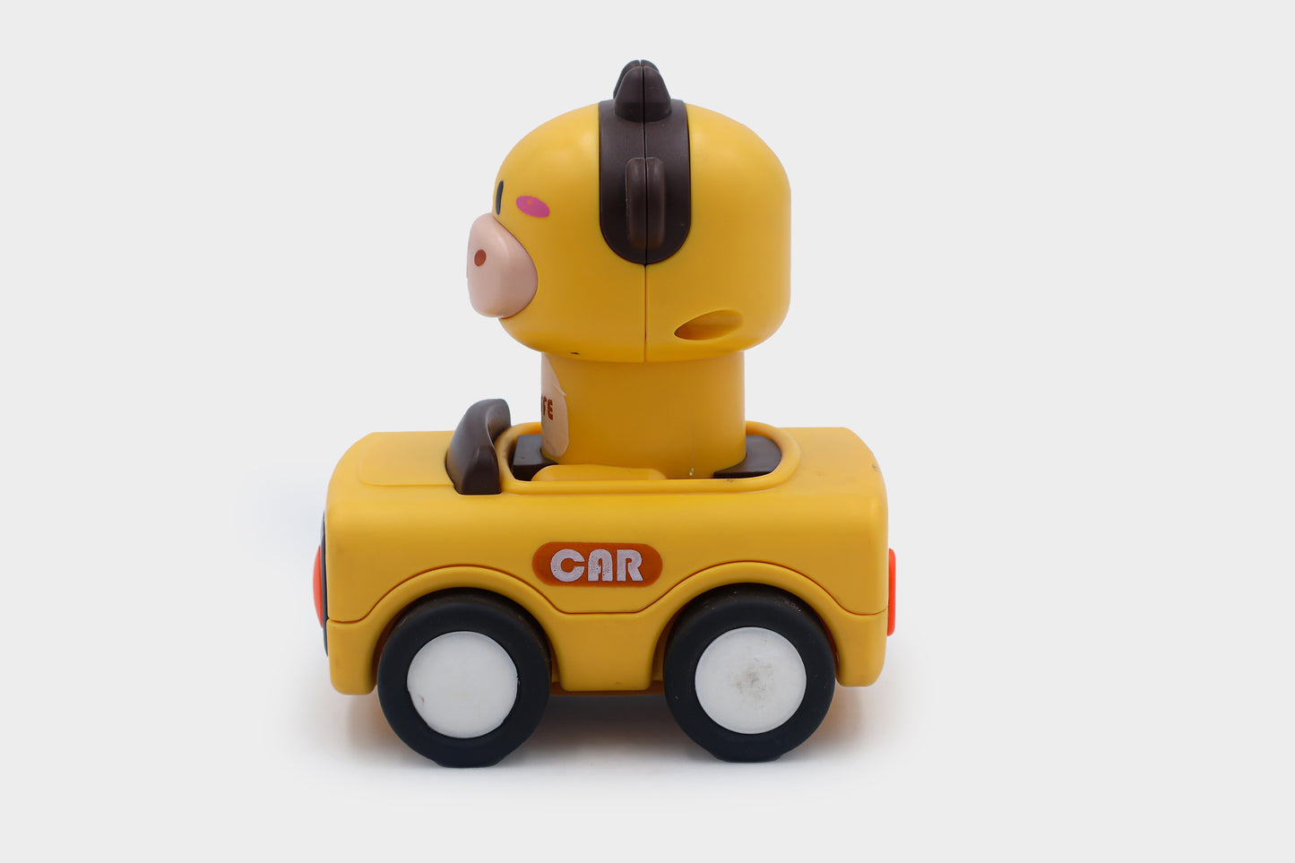 Toybharat Pressing go Animal Car 1 Pcs. | Multicolour | Push N Go Toys | Kids Gift
