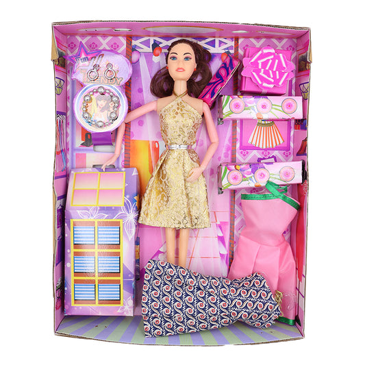 Toybharat Baby Doll Toy | Multicolour | Doll Toys | Toy Gift Role Play set | barbies