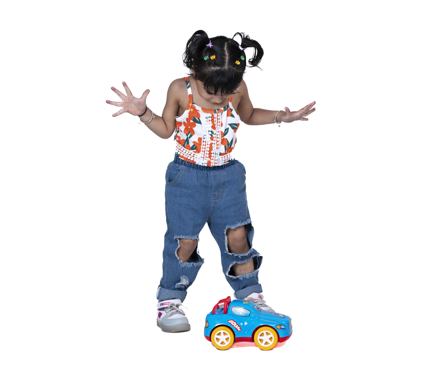 Toybharat Boom Car |Multicolour |Friction Power Toys | Birthday Gift for Boy and Girl Baby