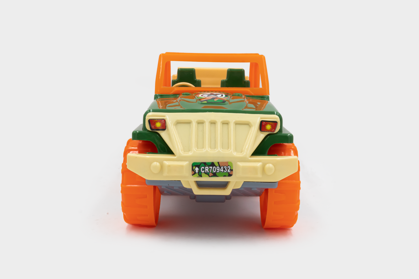 Toybharat Border Jeep |Multicolour |Friction Power Toys| Birthday Gift for Boy and Girl Baby