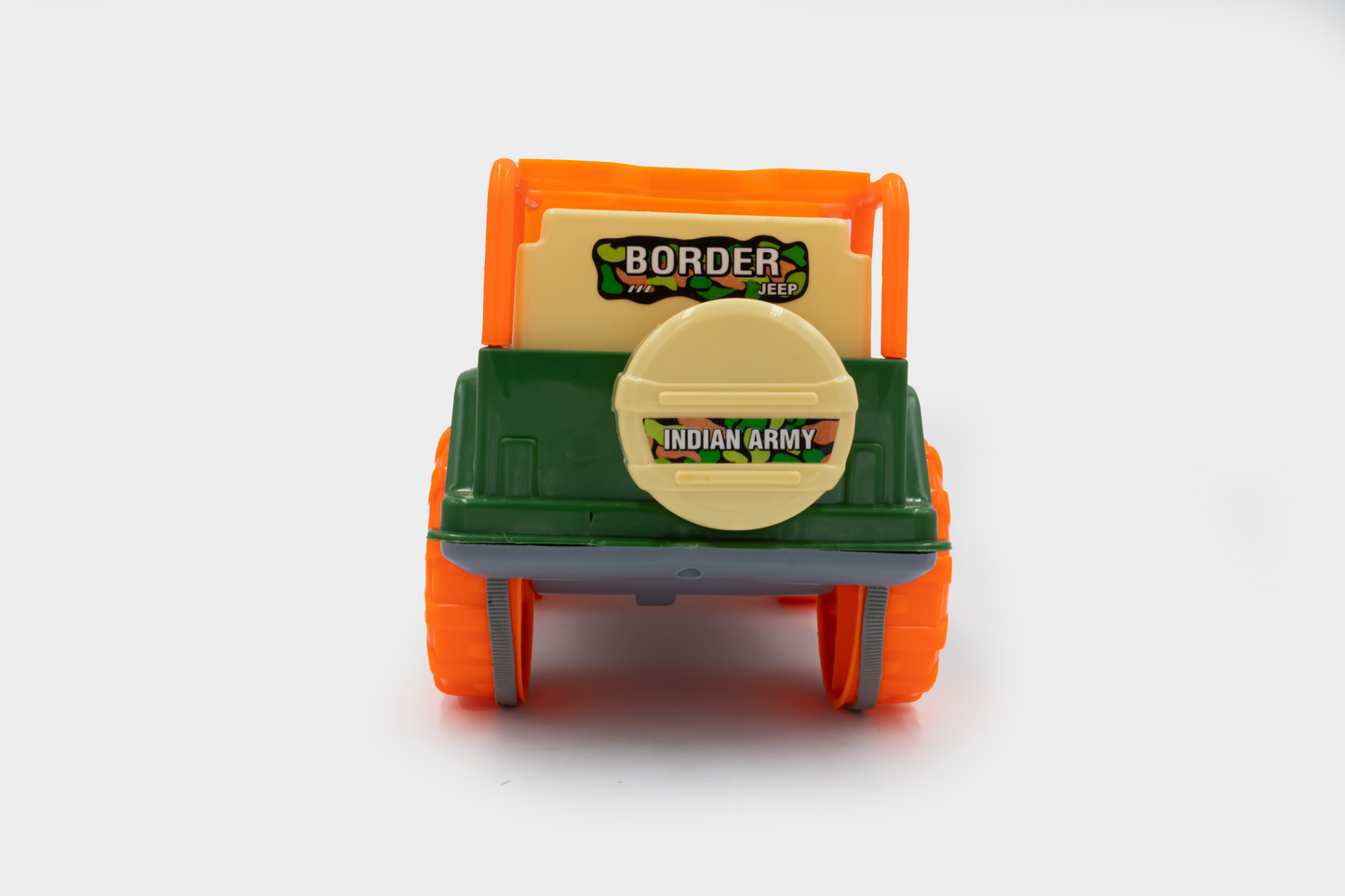 Toybharat Border Jeep |Multicolour |Friction Power Toys| Birthday Gift for Boy and Girl Baby