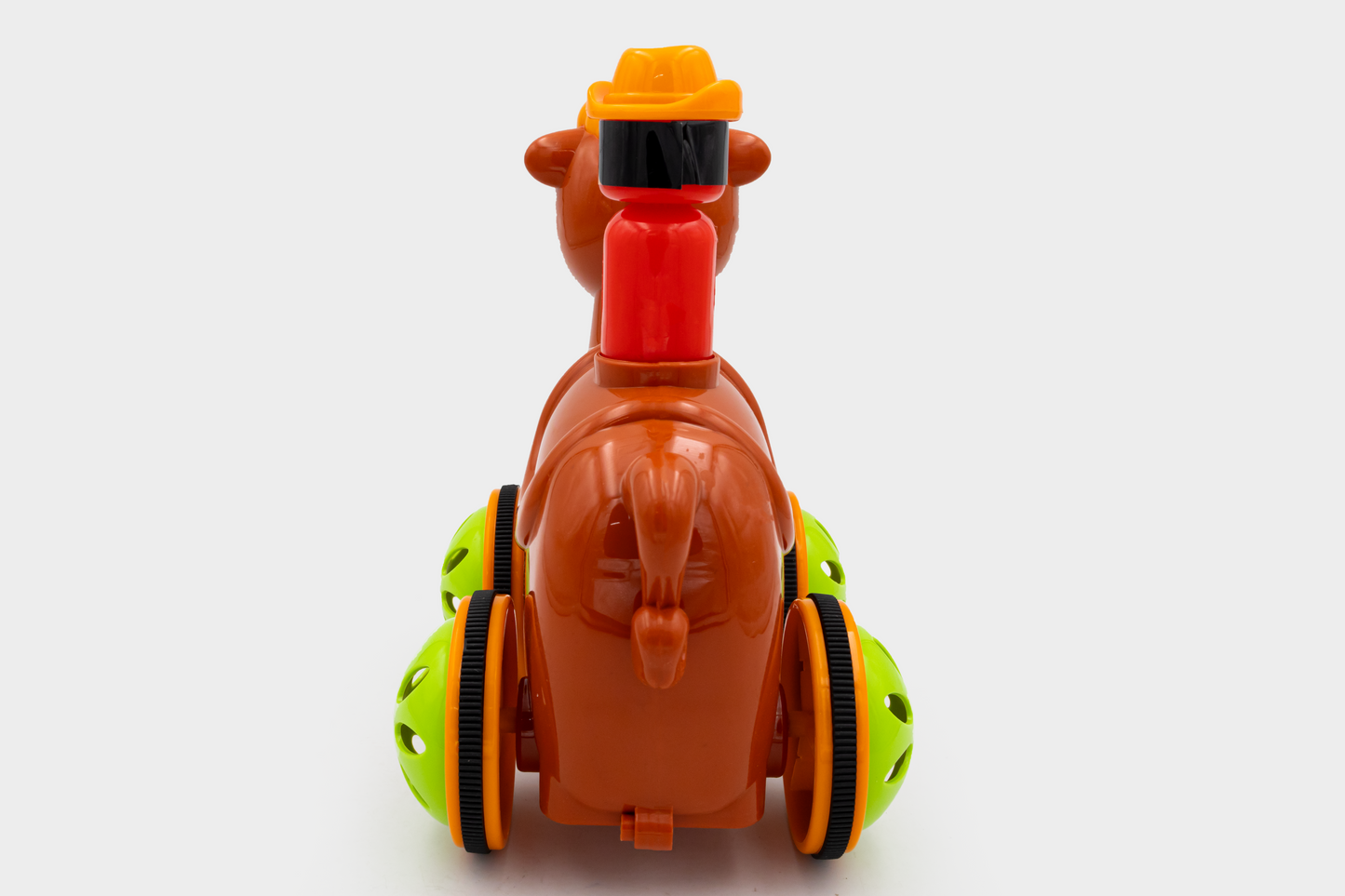 ToyBharat Push n Go Camel – A fun and engaging gift toy for kids aged 1-6 years. Made in India with a realistic design, this safe and non-toxic toy ensures indoor and outdoor play in vibrant multicolour.