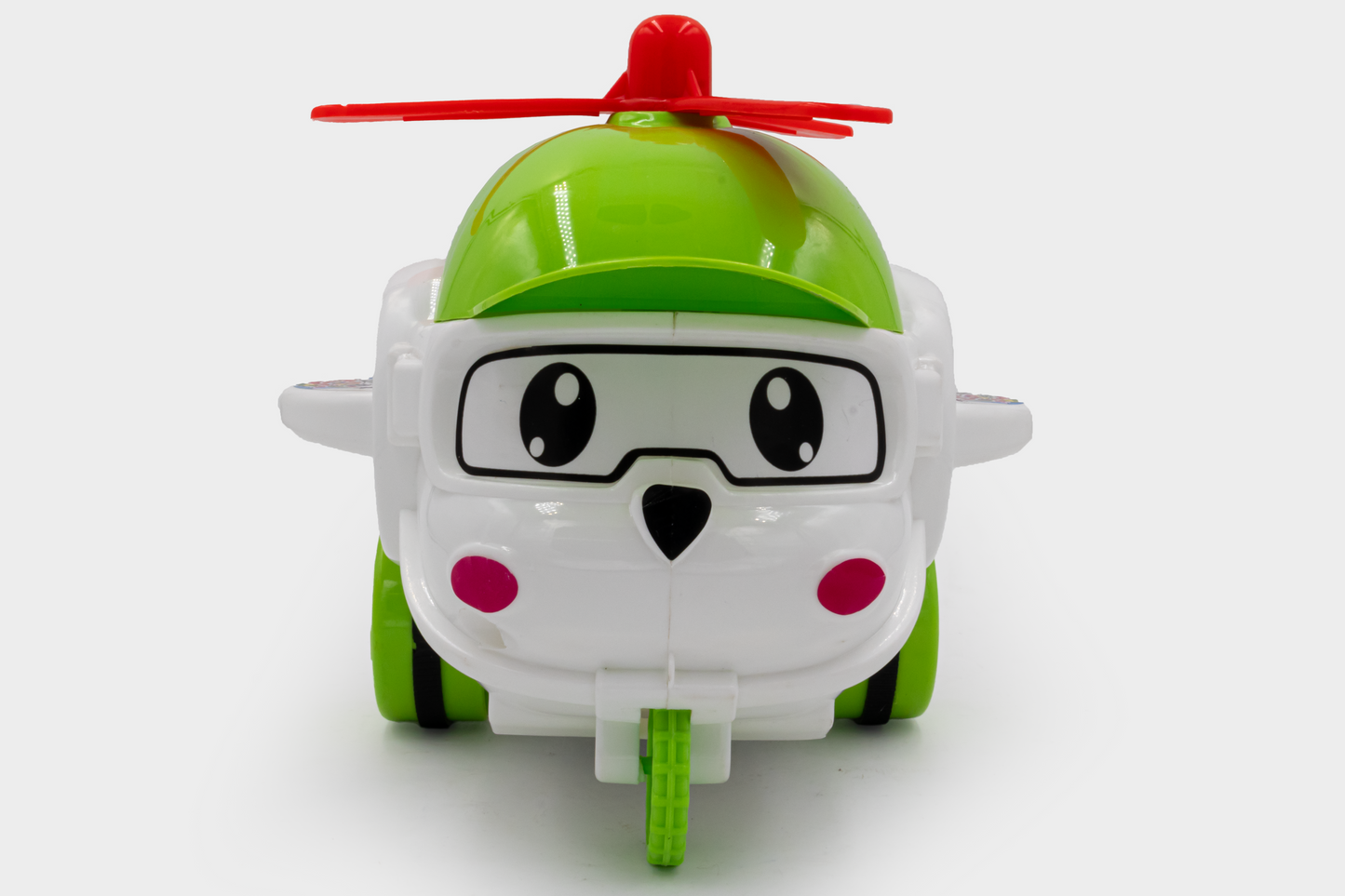 ToyBharat This multicolour Cartoon Helicopter toy features friction power for exciting motion play. A perfect gift for kids, it sparks imagination, enhances motor skills, and offers hours of fun entertainment.