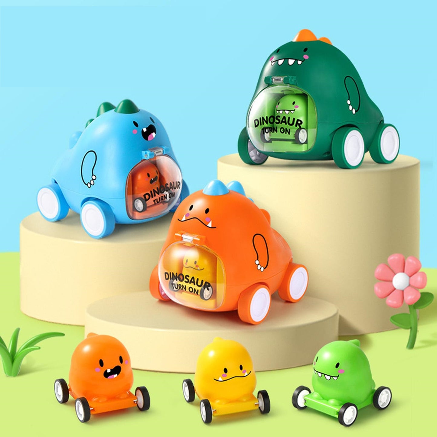 ToyBharat Dinosaur with Baby toy in multicolour features friction power for fun, battery-free play. A perfect toys gift for kids aged 1-6, it’s safe, non-toxic, and great for indoor and outdoor fun.