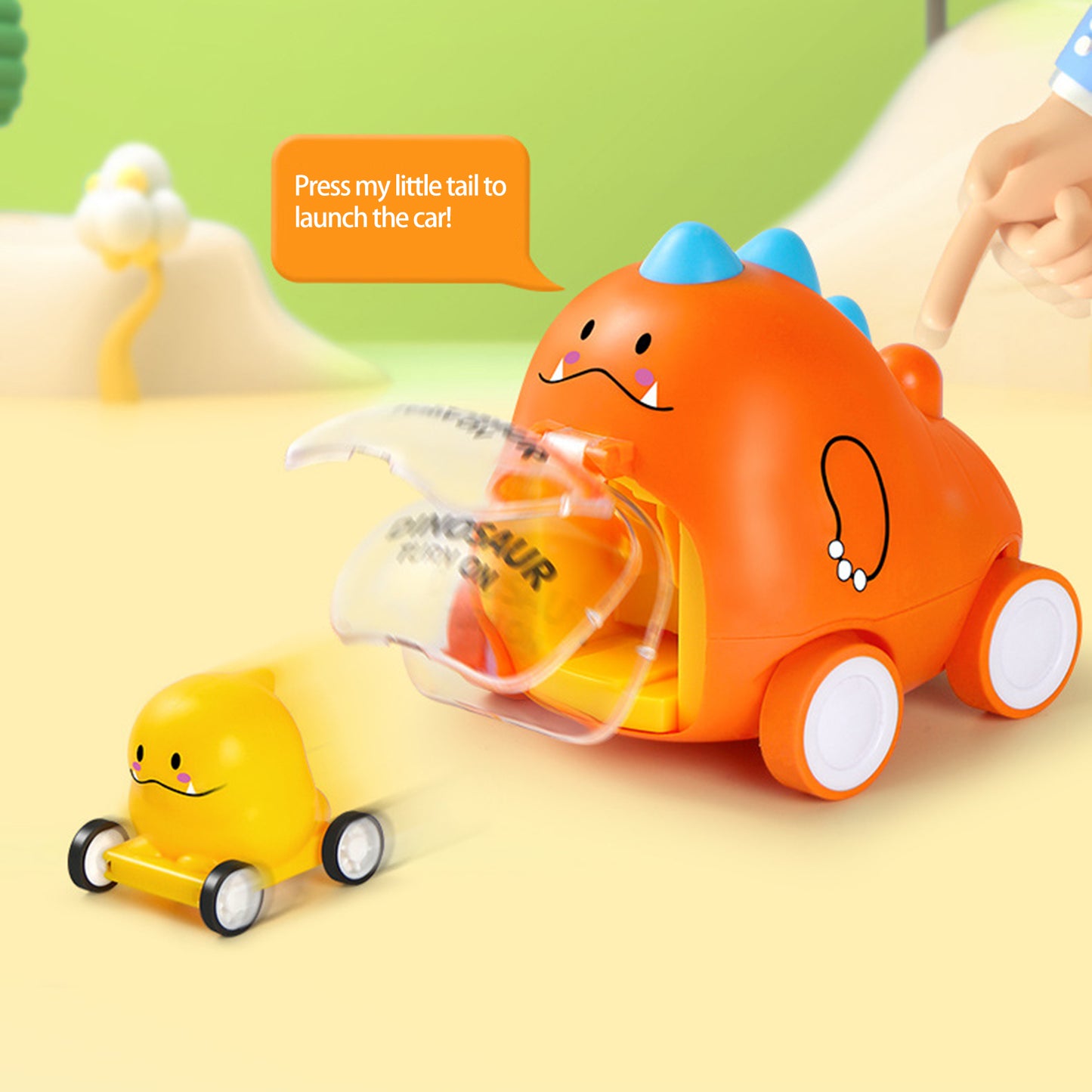 ToyBharat Dinosaur with Baby toy in multicolour features friction power for fun, battery-free play. A perfect toys gift for kids aged 1-6, it’s safe, non-toxic, and great for indoor and outdoor fun.
