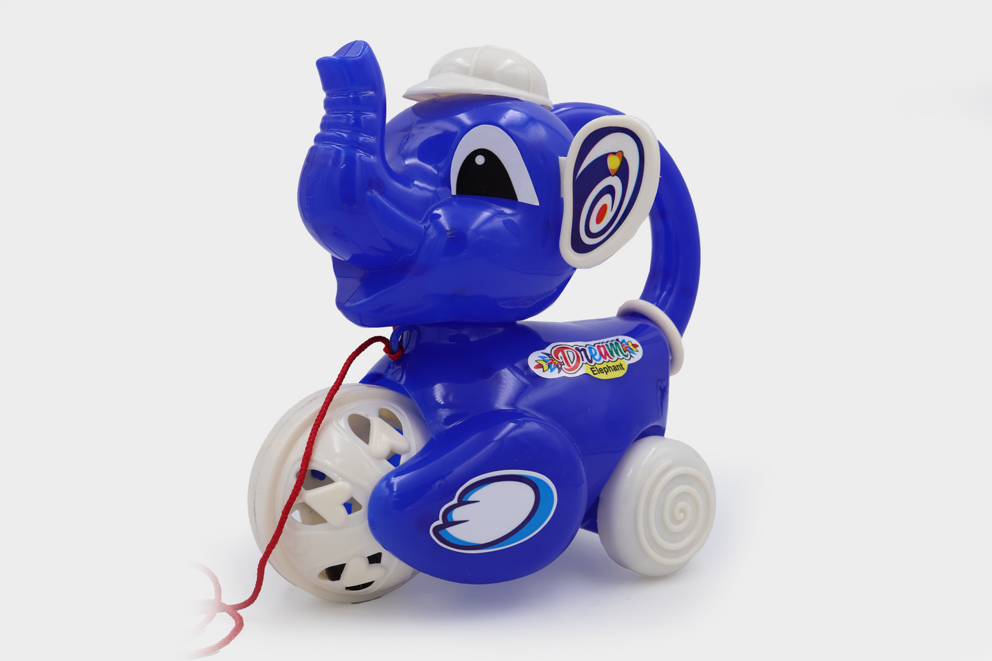 ToyBharat Dream Elephant Pull Along Toy is a multicolour travel toy for kids aged 1-6. Designed for indoor and outdoor fun, it boosts motor skills and offers safe, imaginative play with a realistic elephant design.