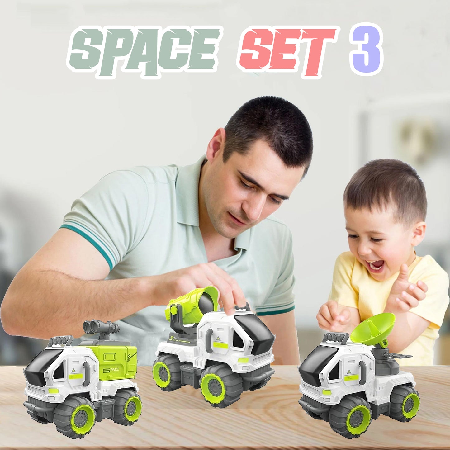 Toybharat Space Car |Multicolour |Intractive Toys| Birthday Gift for Boy and Girl Baby