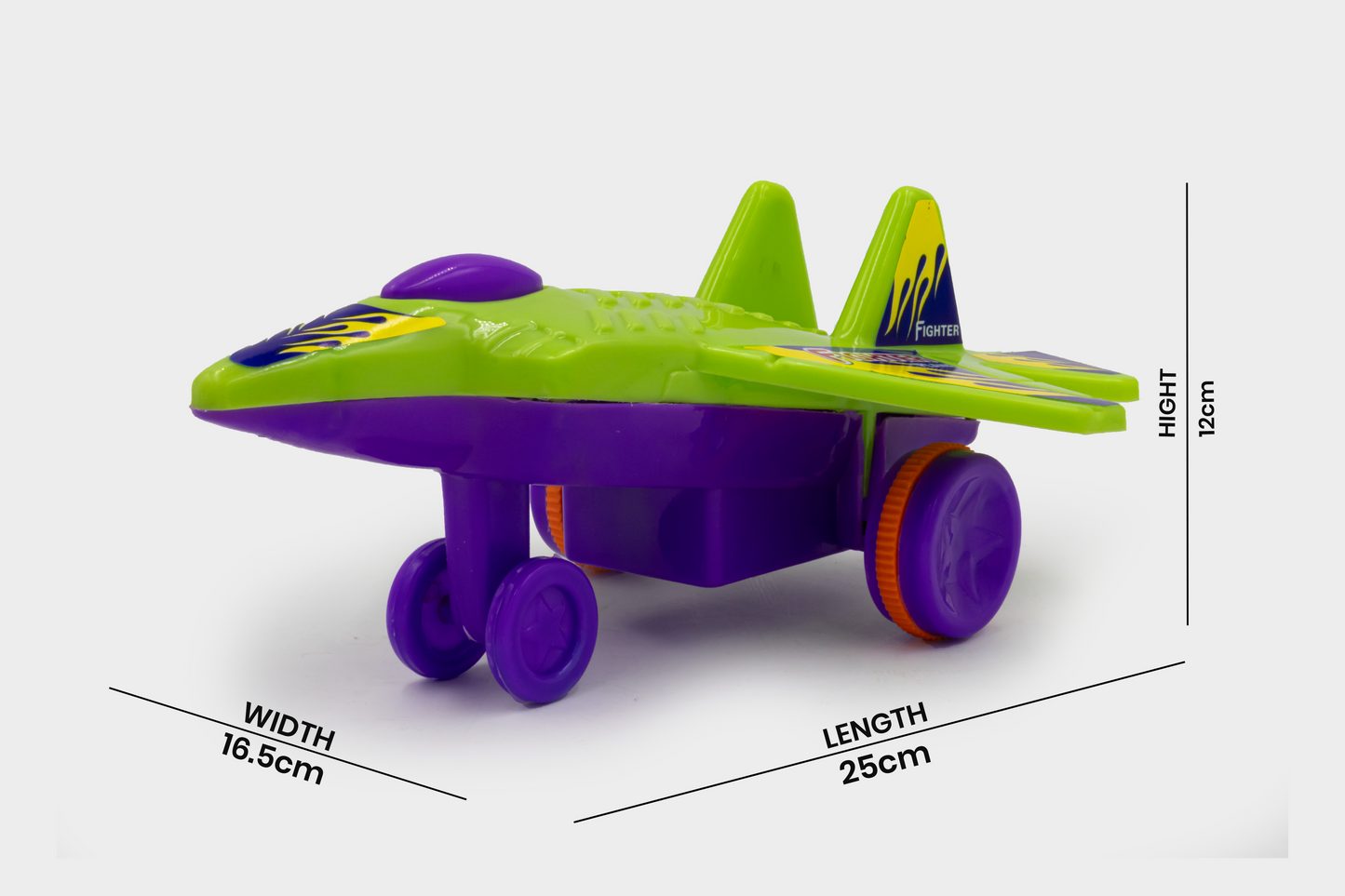 Toybharat MIG-29 Fighter Plane |Multicolour | Travel Toys | Birthday Gift for Boy and Girl Baby