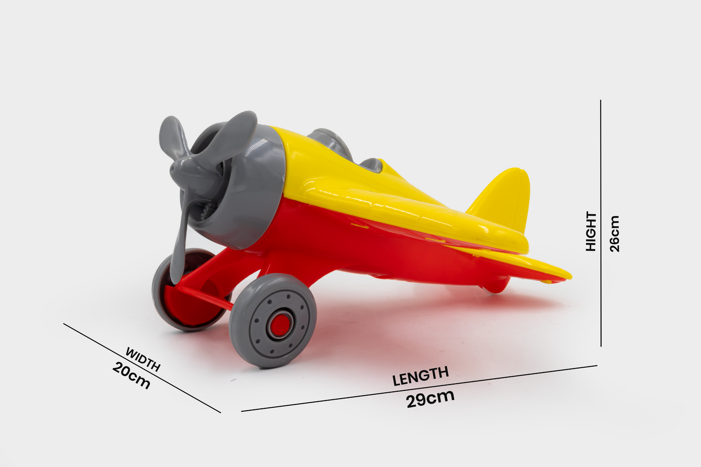 Toybharat Bingo Air Plane |Multicolour |Friction Power Toy | Birthday Gift for Boy and Girl Baby