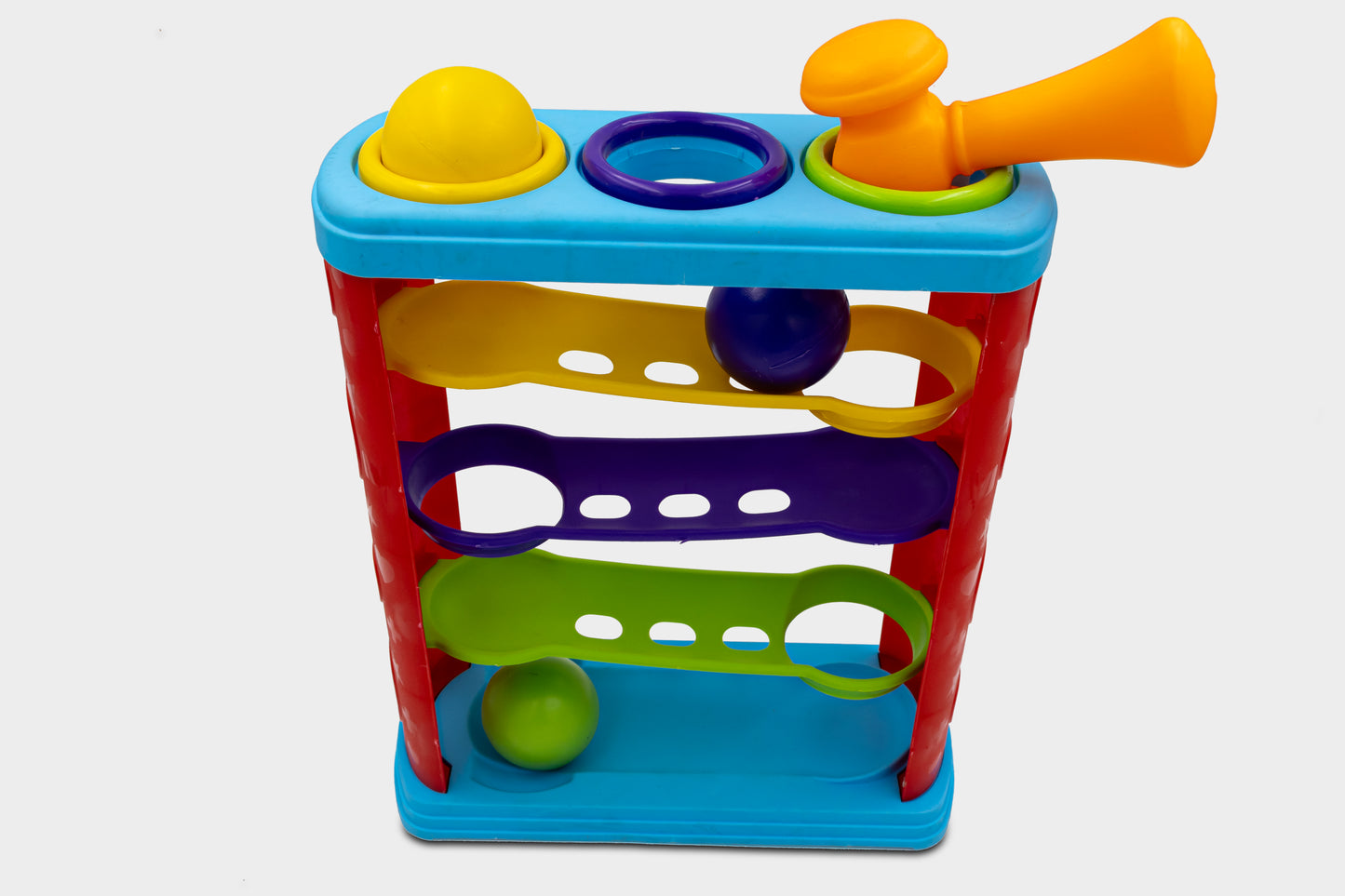 ToyBharat Hammer Ball Toys for Kids- Pounding Game Set for Baby Kids and Toddlers for Early Development, Best Toy for 1 Year Old Boys and Girls-Multi Color