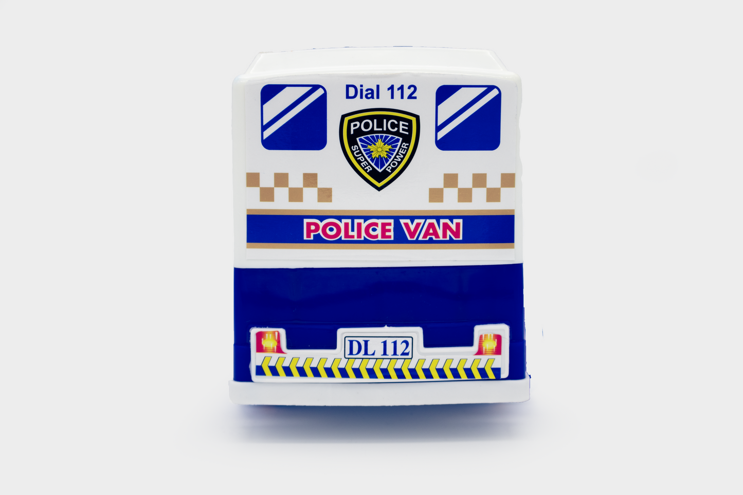 Toybharat Police Van |Multicolour |Friction Power Toys| Birthday Gift for Boy and Girl Baby