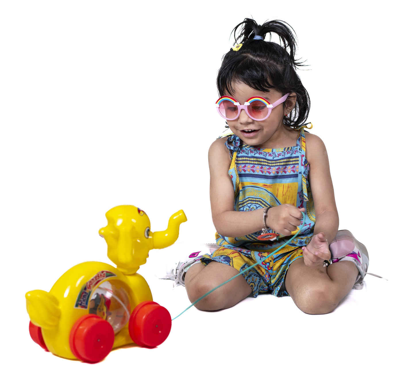 ToyBharat Elephant Ganesha is a multicolour pull-along travel toy that delights kids with its cute design and smooth movement. Perfect for fun on the go.