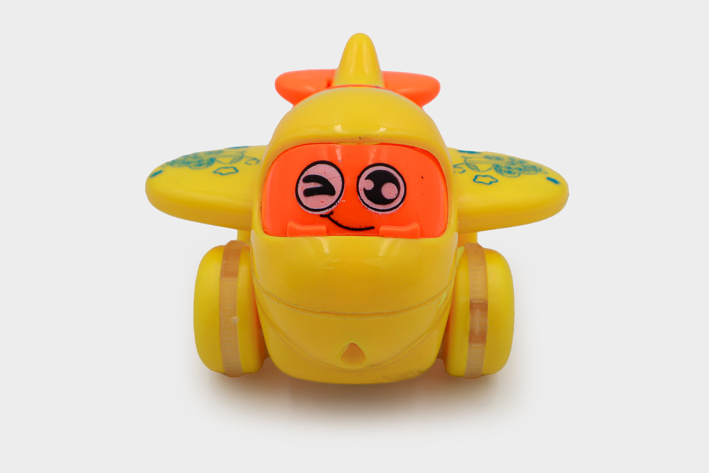 ToyBharat  Cute Cartoon Plane 1 Pcs. |Multicolour | Travel Toys | Birthday Gift for Boy and Girl Baby |Intractive Toys