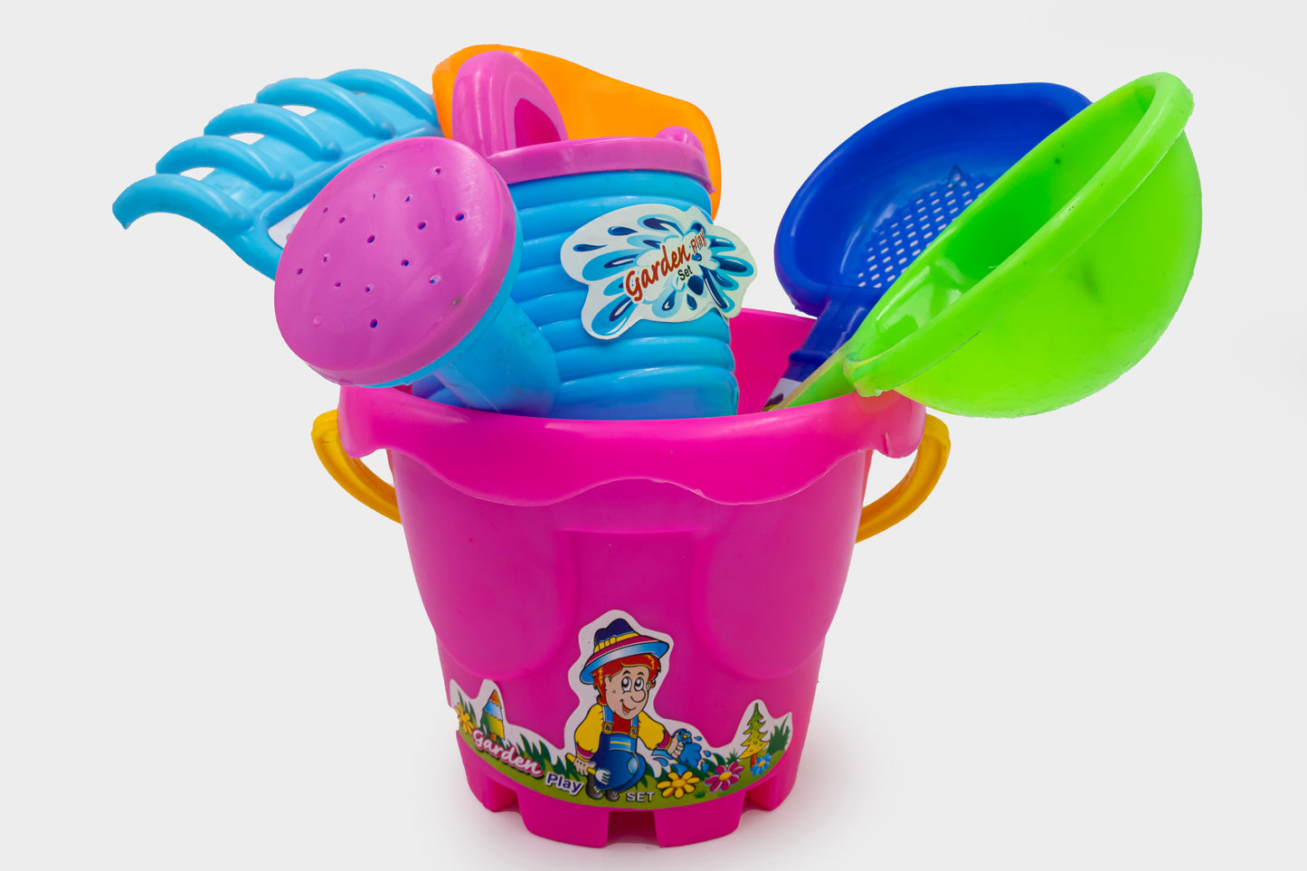 ToyBharat Garden Play Set for Kids – Fun Outdoor Activity | Safe, Lightweight & Easy to Use | Ages 1-6 | Made in India | Multicolour