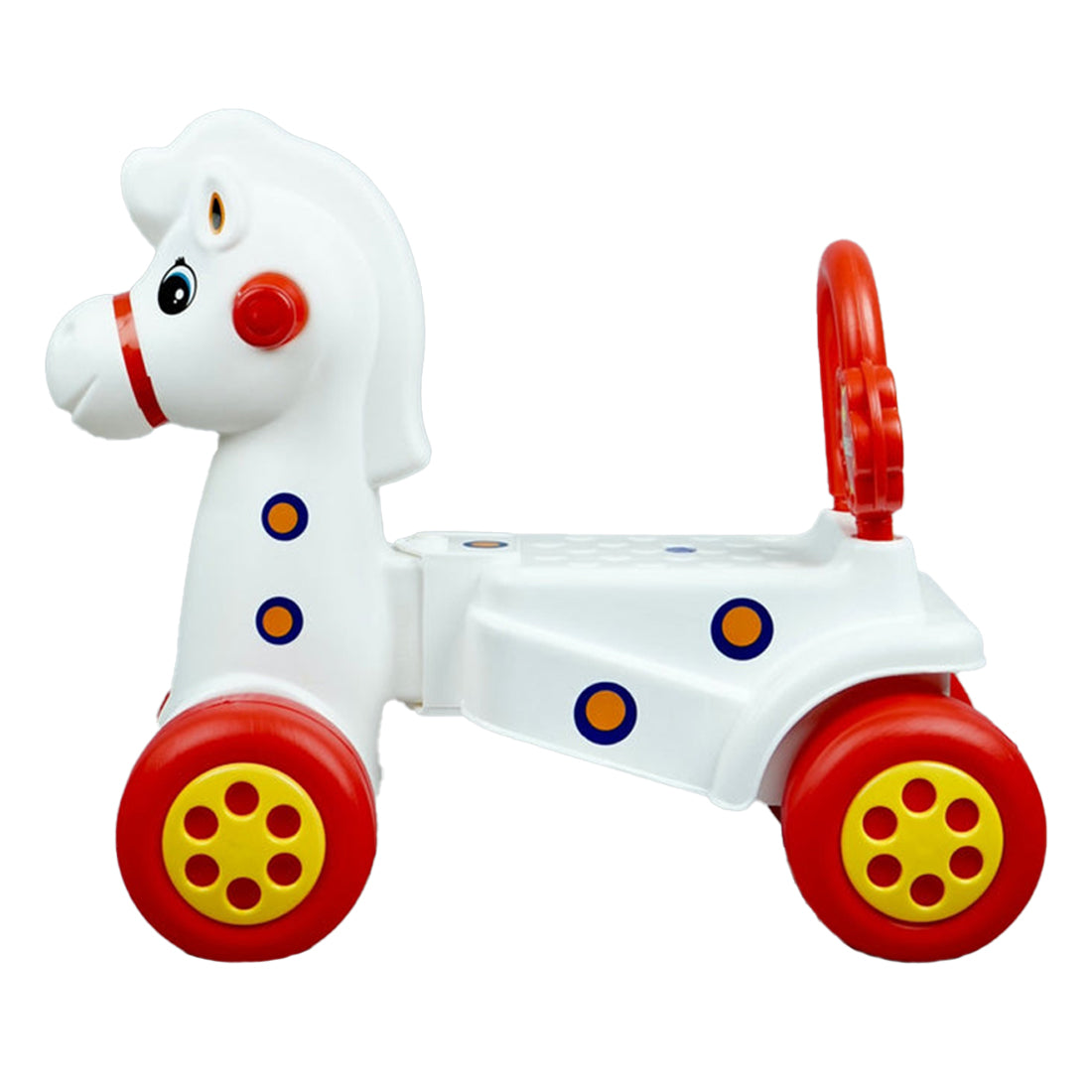 ToyBharat Pony Rider | Multicolour | Fun ride-on toy for kids | Encourages active play, balance, and adventure during travel or indoor fun