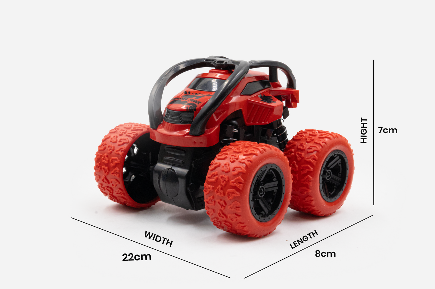 ToyBharat Monster Truck Friction Powered 360| Toy Cars Train & Vehicle | Friction Powered Toys
