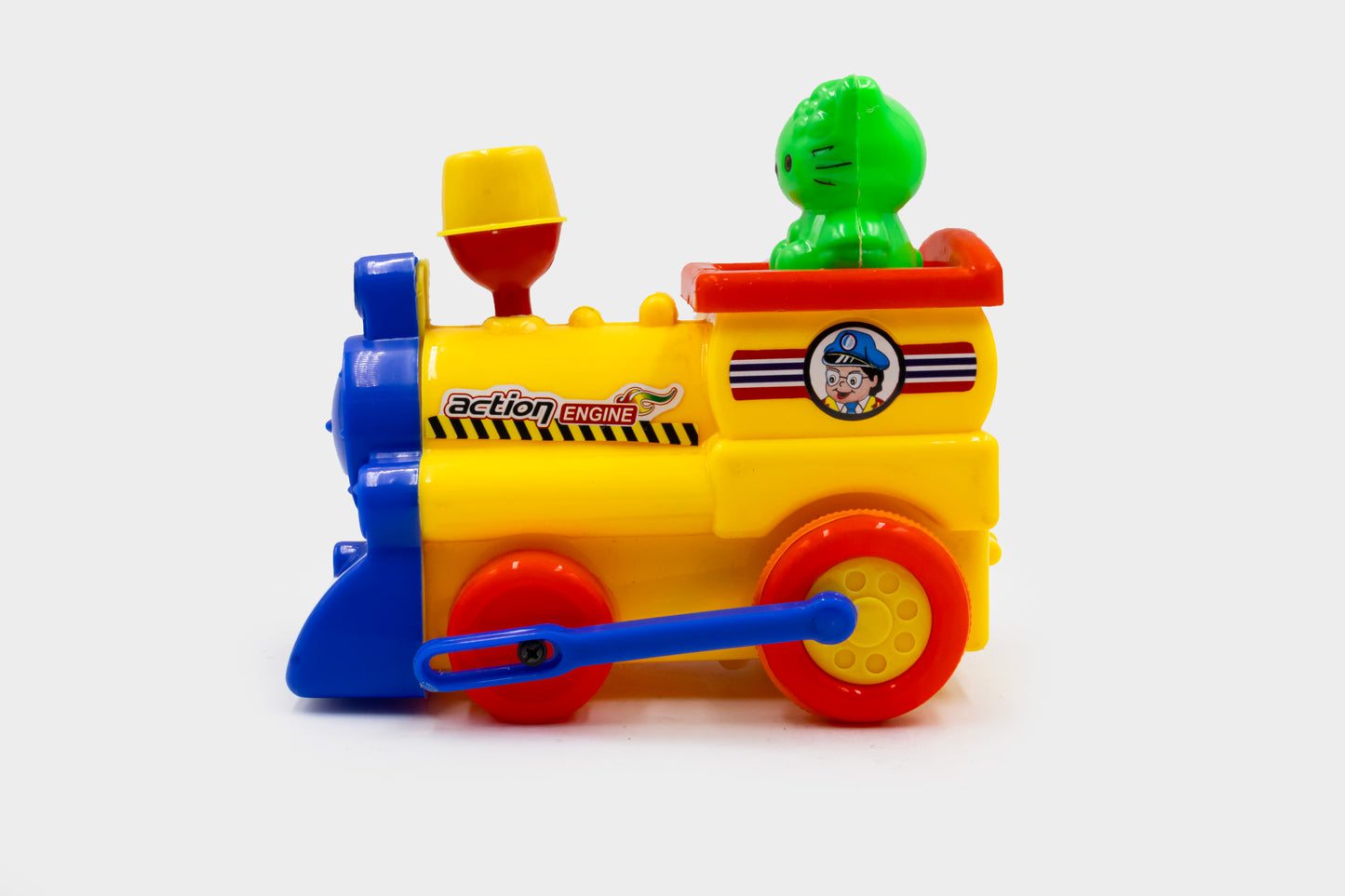 Toybharat Action Engine |Multicolour | Friction Power Toys | Birthday Gift for Boy and Girl Baby