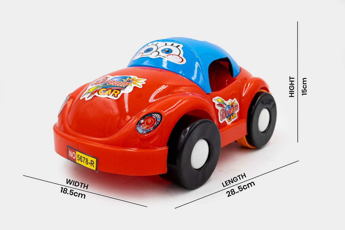 Toybharat Dream Car |Multicolour |Friction Power Toys| Birthday Gift for Boy and Girl Baby
