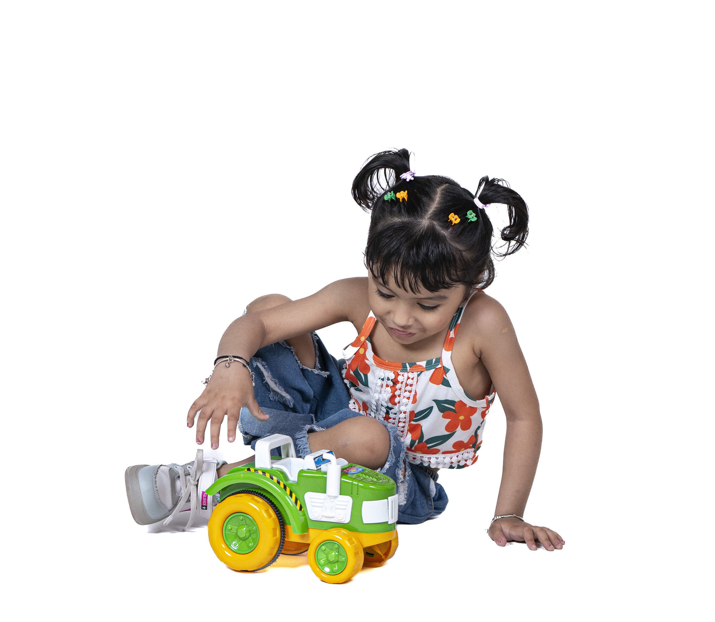 Toybharat Farm Tractor |Multicolour |Friction Power Toys| Birthday Gift for Boy and Girl Baby