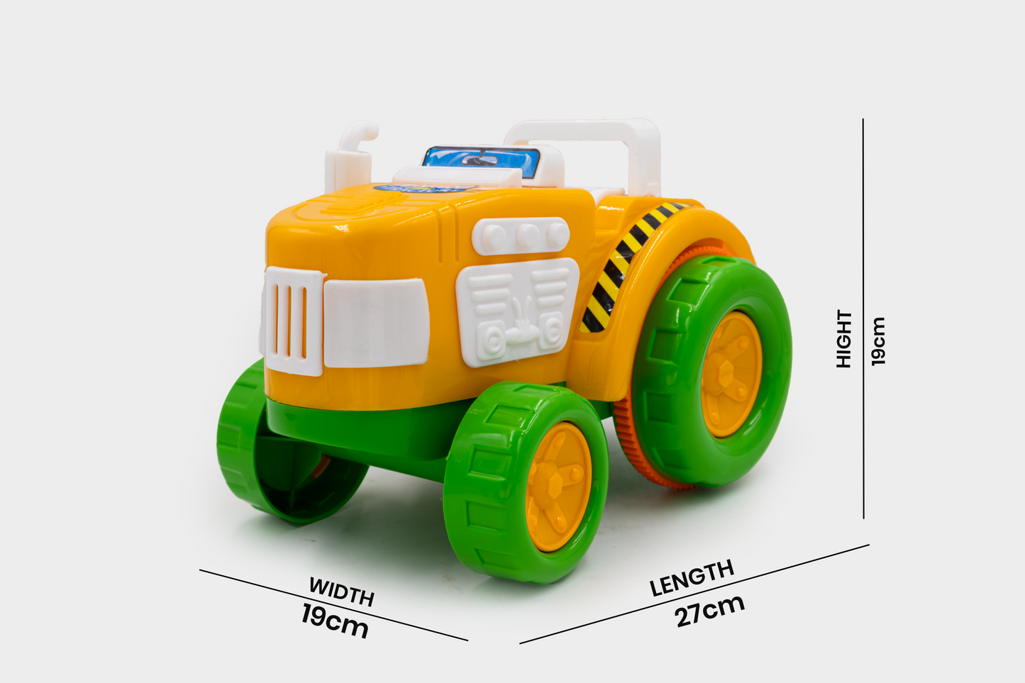 Toybharat Farm Tractor |Multicolour |Friction Power Toys| Birthday Gift for Boy and Girl Baby
