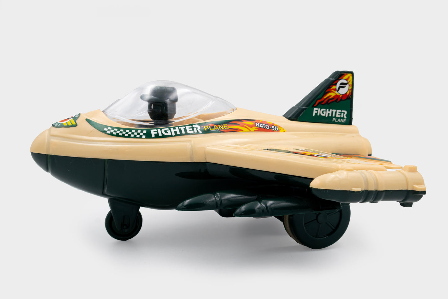 Toybharat Fighter Plane |Multicolour |Intractive Toys| Birthday Gift for Boy and Girl Baby