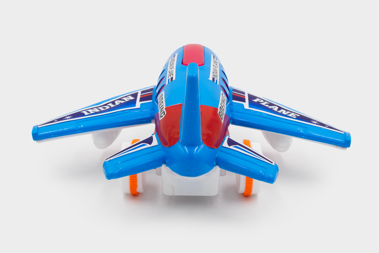 Toybharat Indian Plane |Multicolour |Friction Power Toys | Birthday Gift for Boy and Girl Baby