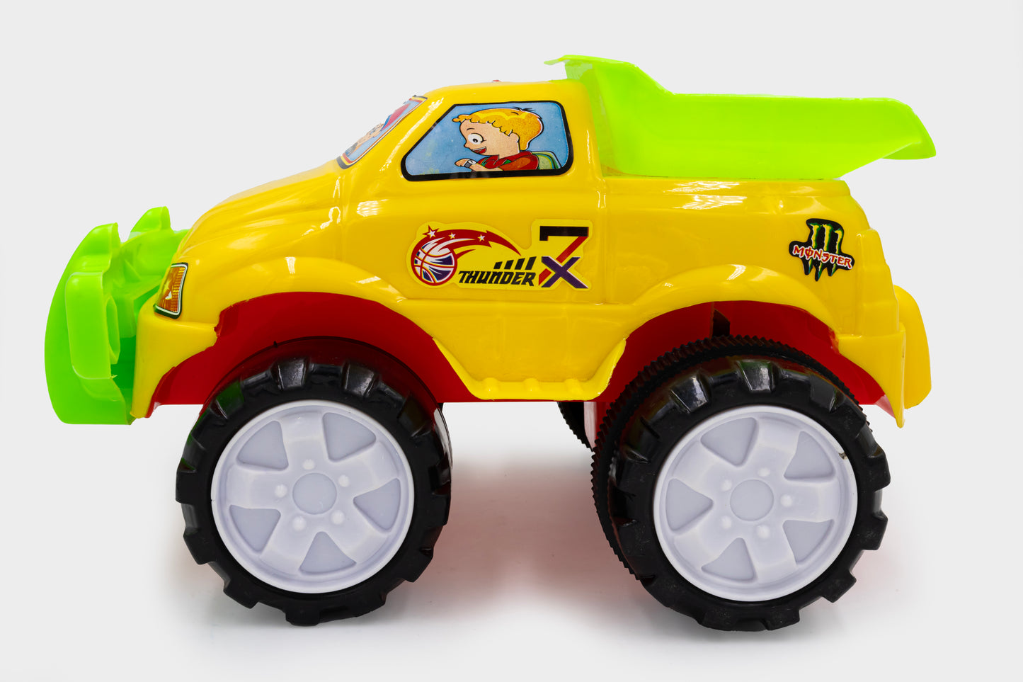 Toybharat Monster Jeep |Multicolour |Friction Power Toys| Birthday Gift for Boy and Girl Baby