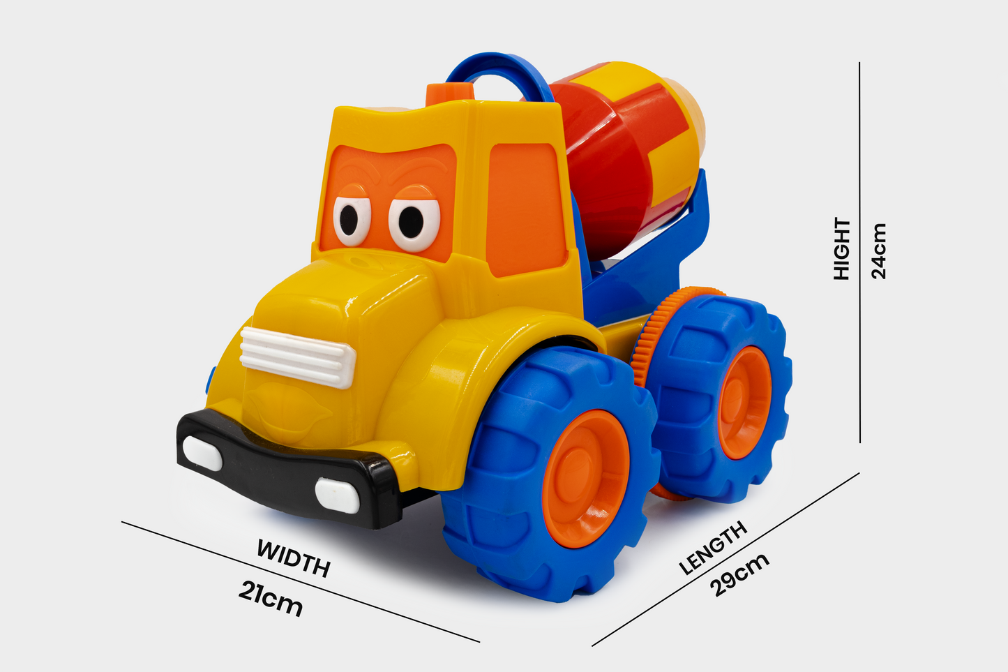 Toybharat Mr.Mixture Friction Power |Multicolour| Birthday Gift for Boy and Girl Baby | 3+ Year