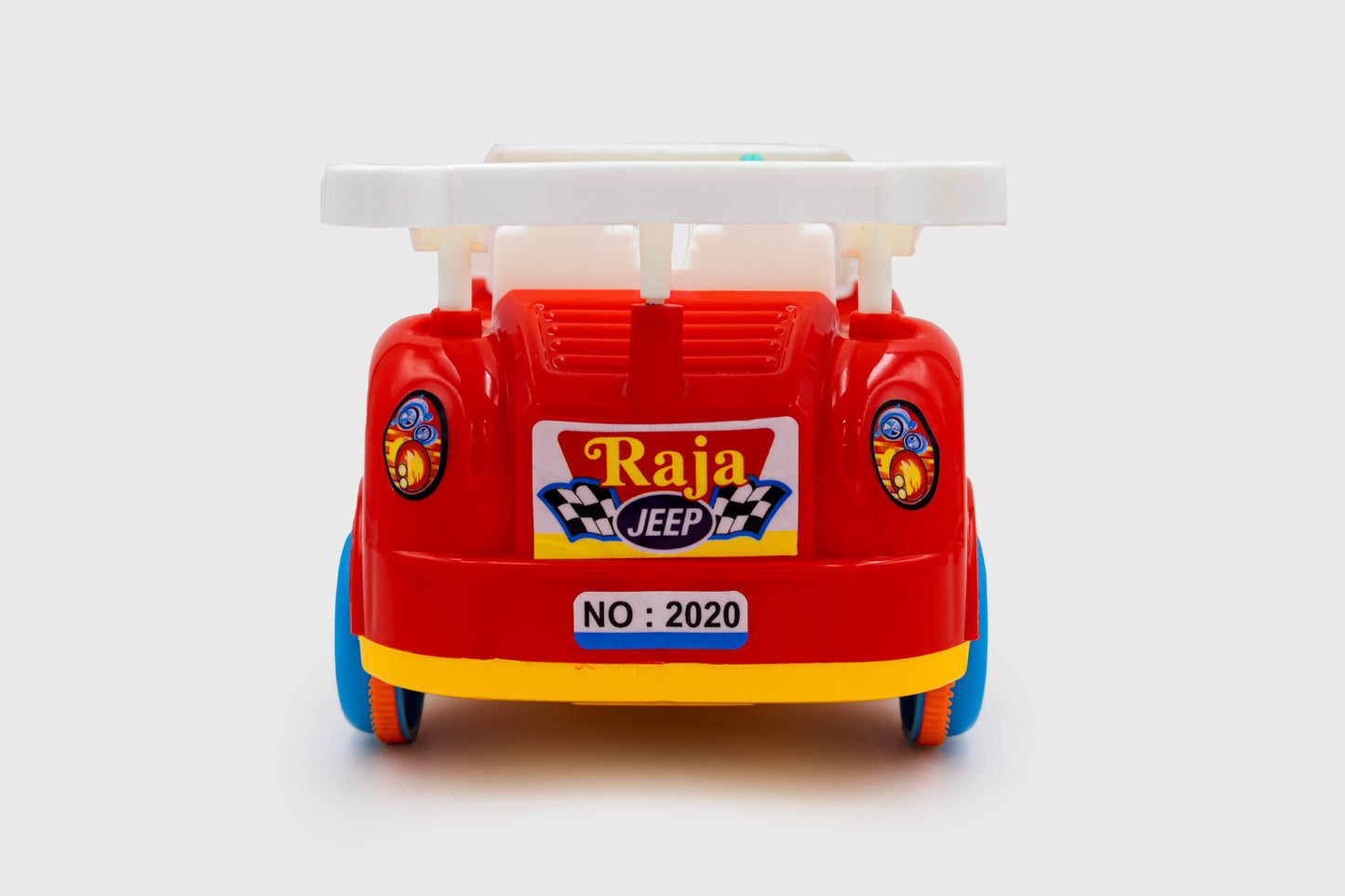 ToyBharat Raja Car is a multicolour friction-powered travel toy with a stylish design, perfect for kids aged 1 to 6 years. Made from safe, non-toxic materials, it's durable, fun, and a great birthday gift.