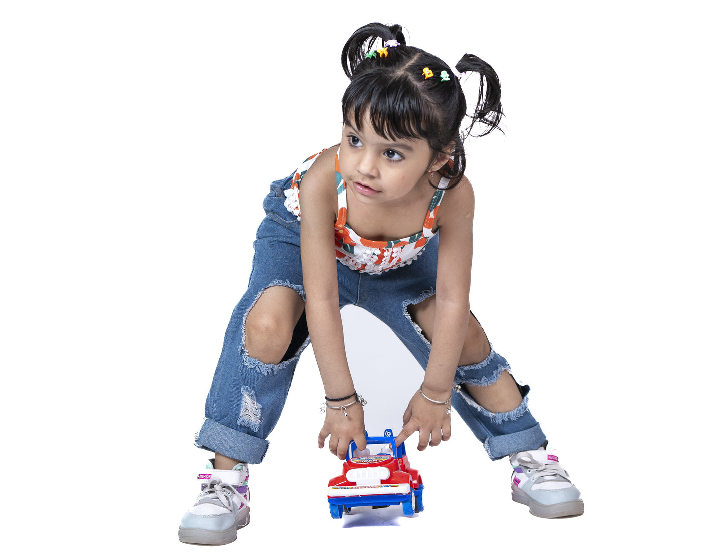 Toybharat Speed Jeep |Multicolour |Friction Power Toys| Birthday Gift for Boy and Girl Baby