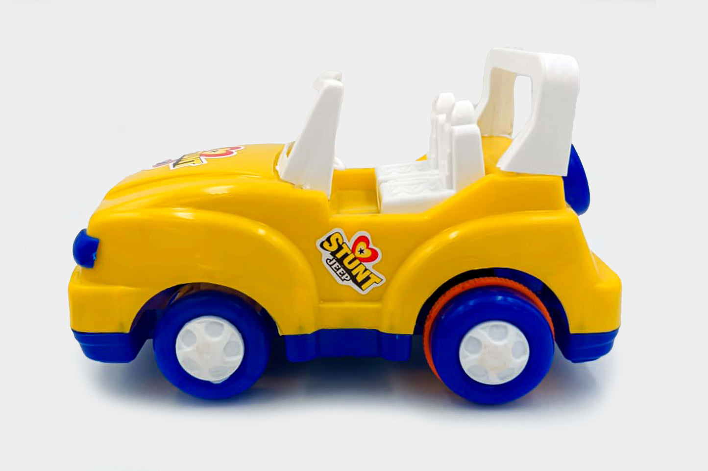 Toybharat Stunt Jeep |Multicolour |Friction Power Toys| Birthday Gift for Boy and Girl Baby