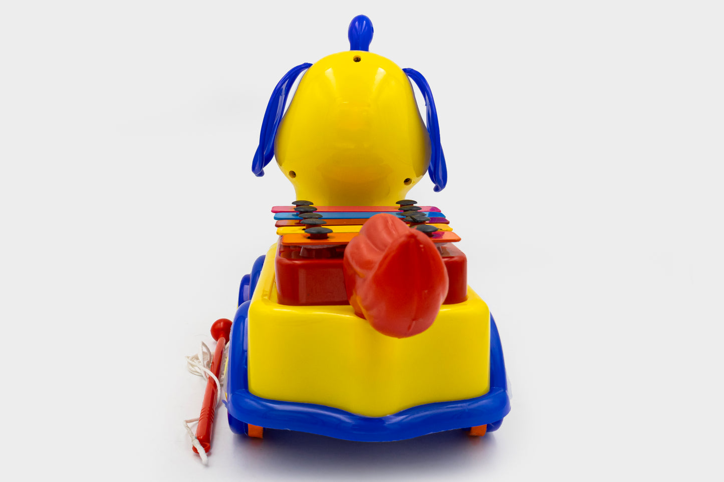 ToyBharat Xylophone Elephant is a multicolour musical and educational pull along toy for kids aged 1-6. It promotes music learning, motor skills, and safe indoor-outdoor play with vibrant design and joyful sound.