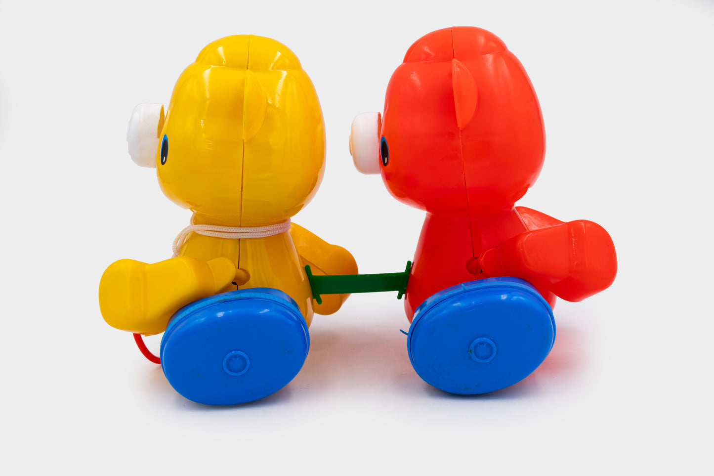 Toybharat My Teddy Brothers |Multicolour | Birthday Gift for Boy and Girl Baby |Pull Along Toy